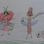 Рисунок муха цокотуха для детей