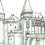 Нарисовать средневековый замок 4 класс