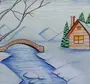 Зимний Пейзаж Рисунок 5 Класс