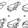 Лягушка простой рисунок для детей