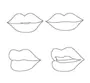 Как легко нарисовать губы