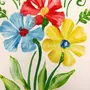 Букет Цветов Рисунок Гуашью