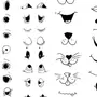 Как нарисовать глаза и нос