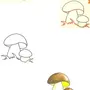 Как нарисовать гриб