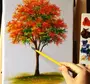 Как Нарисовать Дерево Гуашью