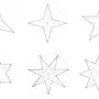 Как нарисовать ровную звезду