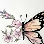 Рисунок Бабочки Карандашом Для Срисовки