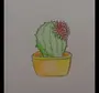 Рисунок бабушкин кактус
