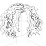 Как Нарисовать Кудрявые Волосы
