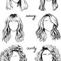 Как нарисовать кудрявые волосы