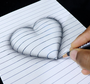 Как Нарисовать Объемное Сердце