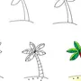 Как нарисовать пальму