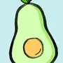 Рисунки для срисовки легкие маленькие авокадо