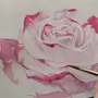 Как нарисовать розу гуашью