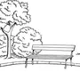 Как нарисовать скамейку
