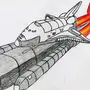 Как нарисовать космический корабль