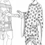 Средневековый костюм рисунок
