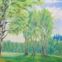 Красота русского леса рисунки