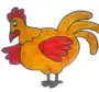 Курица рисунок для детей