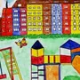 Многоэтажный дом рисунок для детей