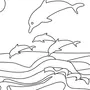 Море рисунок для детей карандашом
