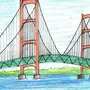 Мост рисунок для детей