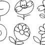 Цветы Рисунок Для Детей 5 Лет
