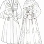 Чеченский национальный костюм рисунок