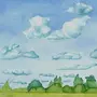 Как красиво нарисовать облака