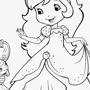 Принцесса рисунок для детей