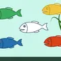 Рисунок рыбки в аквариуме для детей