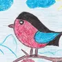 Птичка Рисунок Для Детей