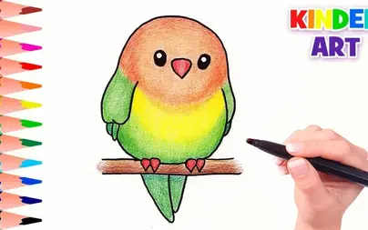 Рисунки для срисовки разноцветные легкие