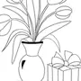 Рисунок ваза с цветами 2 класс