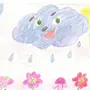 Дождь рисунок для детей