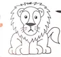 Как легко нарисовать льва