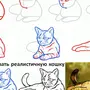 Как Нарисовать Кошку Поэтапно Легко