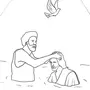 Рисунок крещение руси