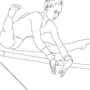 Спортивная гимнастика рисунок
