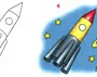 Рисунок Ракета В Космосе Для Детей