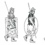 Римский воин рисунок
