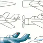 Как нарисовать самолет на 23 февраля