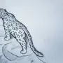 Как нарисовать снежного барса