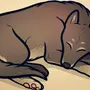 Спящая собака рисунок