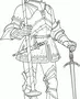 Средневековый рыцарь рисунок