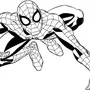 Человек паук рисунок для детей