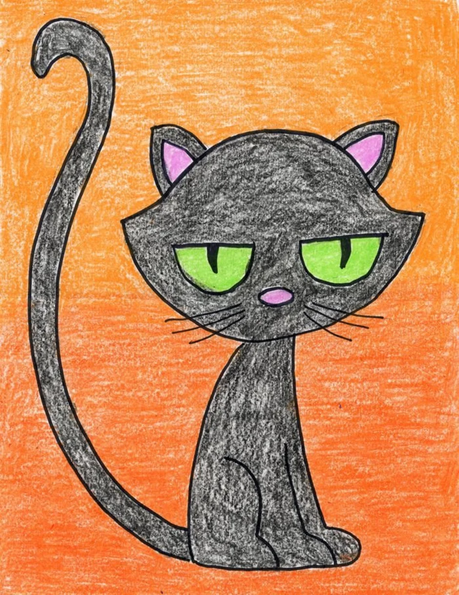 Коты легких делают. Кошка рисунок. Рисование кошки. Котенок для рисования. Кошка рисунок для детей.