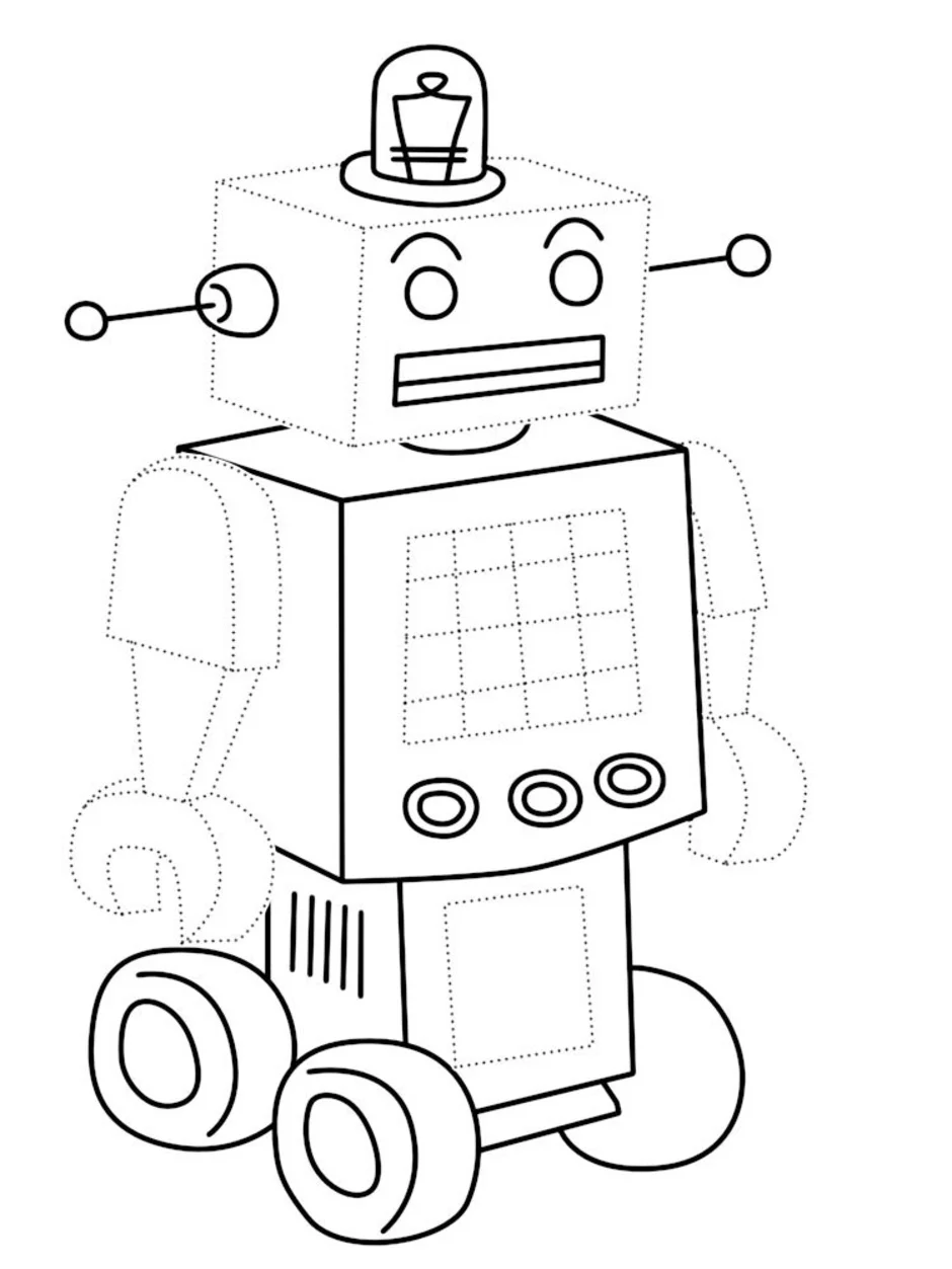 Робот Рисунок Для Детей (55 Фото)
