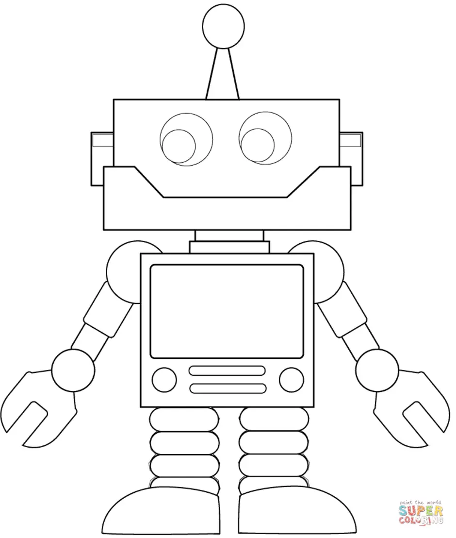 Роботы картинки для срисовки