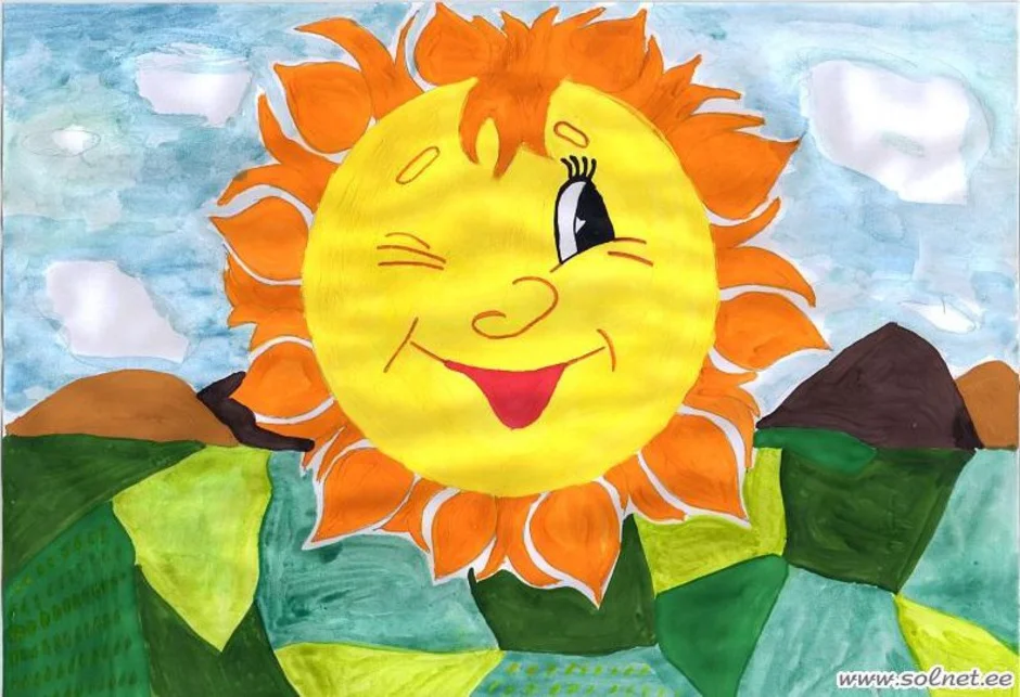 Был на солнышко похож. Солнце рисунок. Солнышко детский рисунок. Рисование солнце. Сказочное солнце.